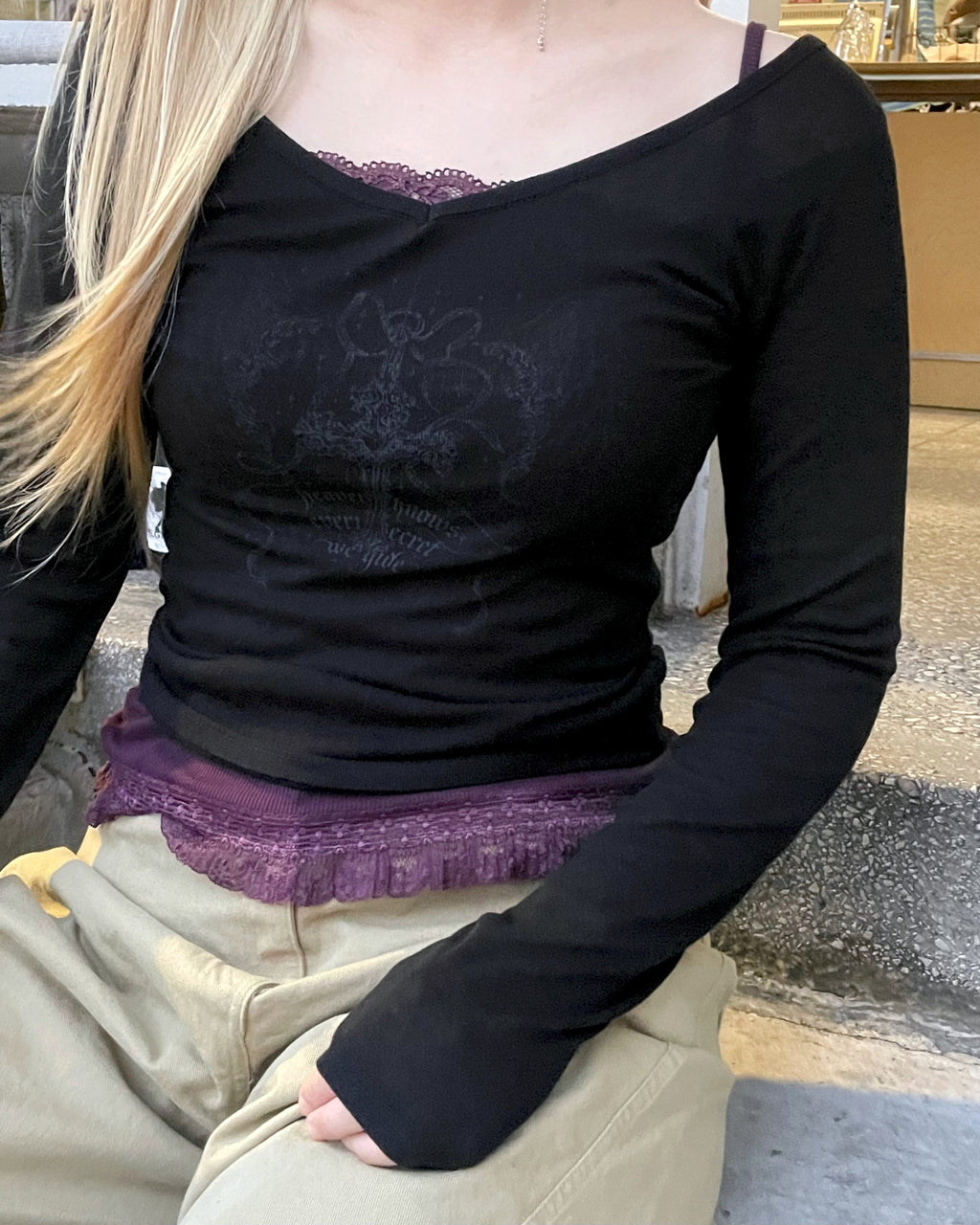 Angel Wing Long sleeve T-shirt