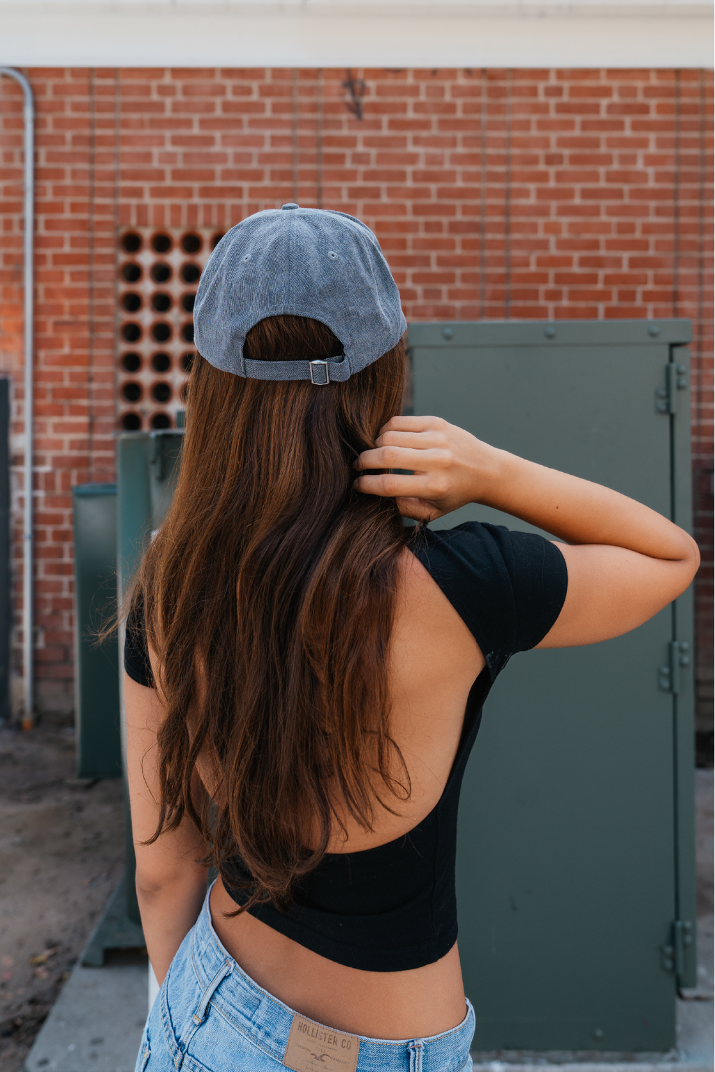 Keylow Rhinestone Denim Hat