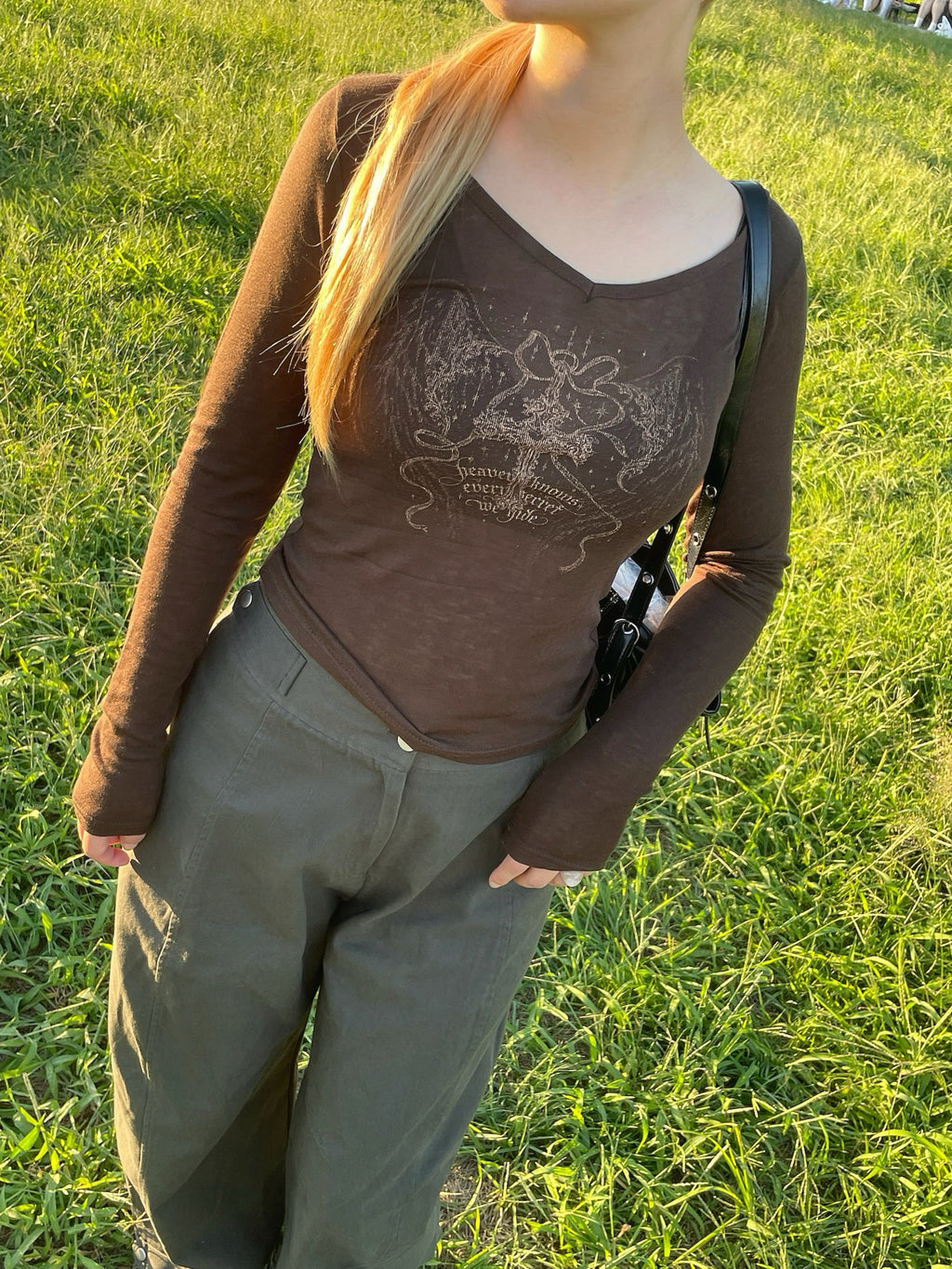 Angel Wing Long sleeve T-shirt