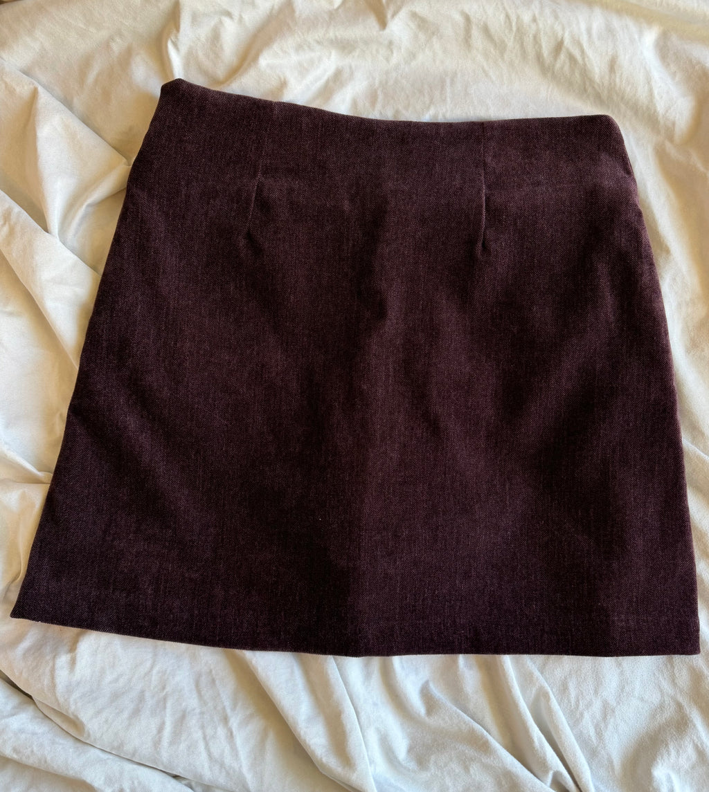 Plum Purple Mini Skort