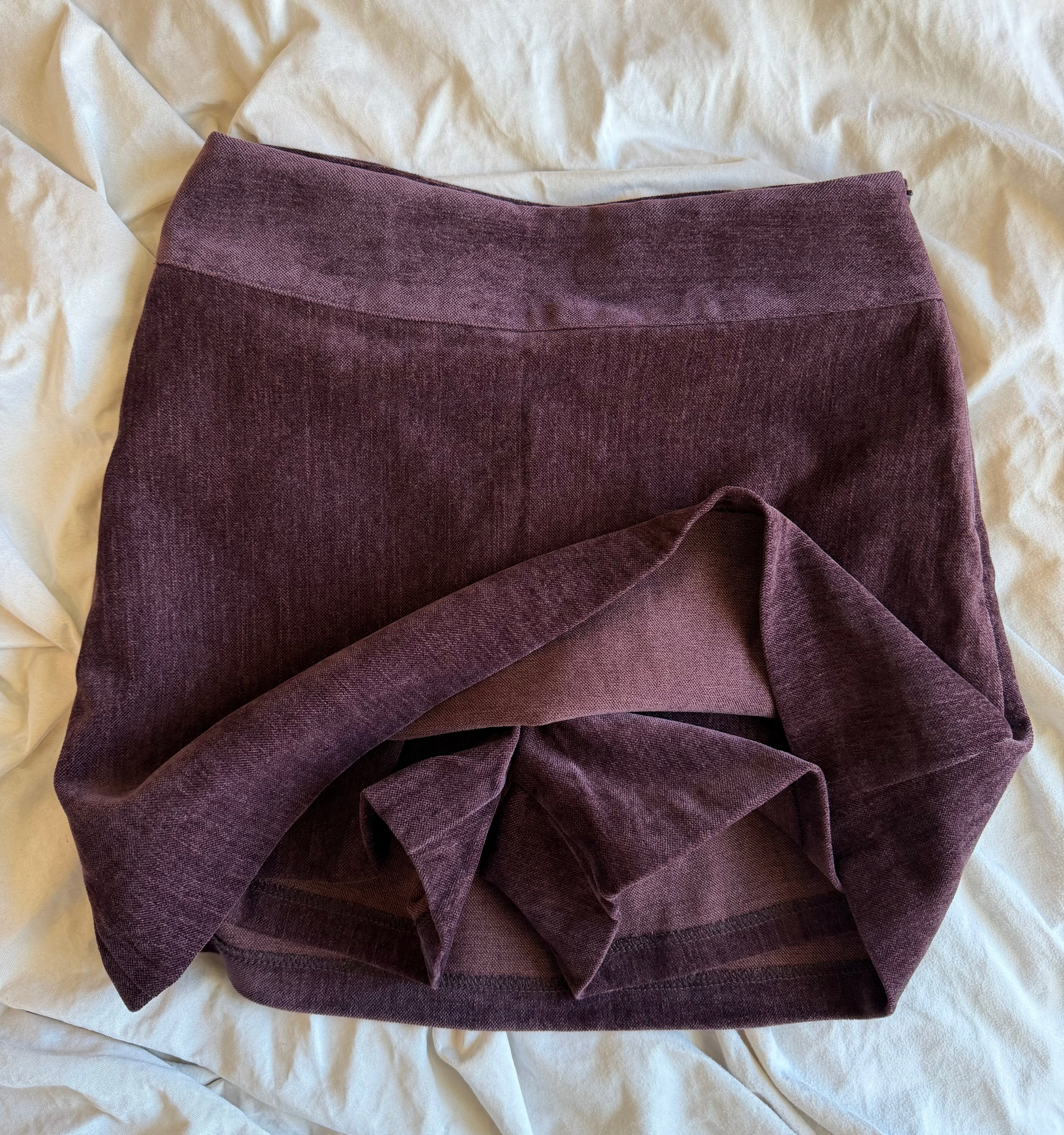 Plum Purple Mini Skort